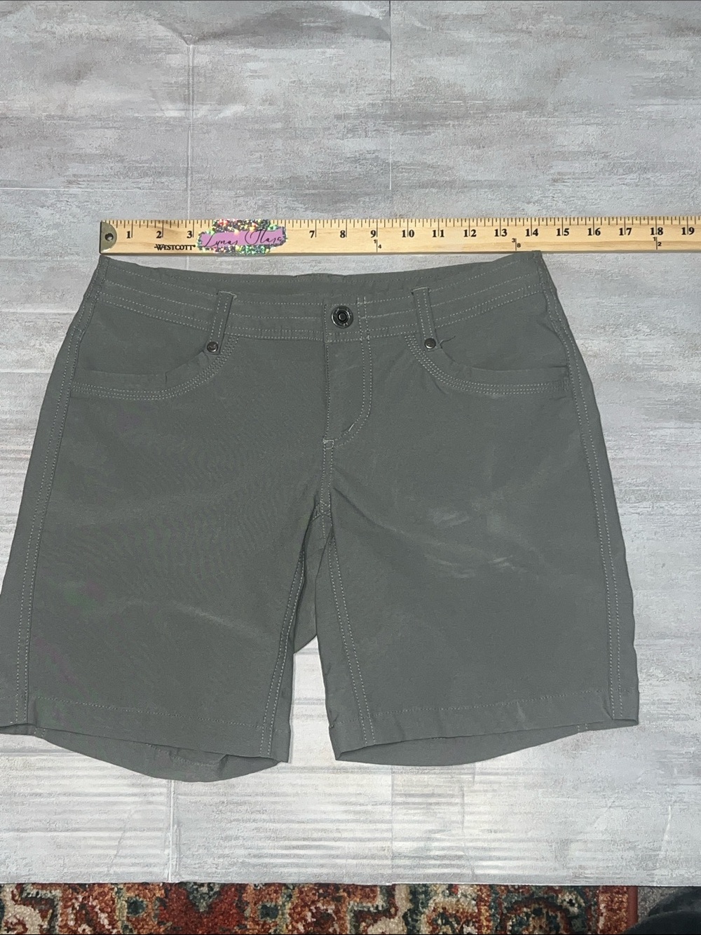Kuhl Women's Charcoal Gray Performance Shorts